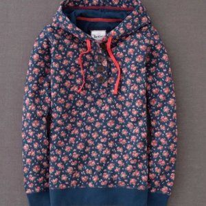 Boden | Floral Hoodie Sweatshirt | Size US 14/UK 18